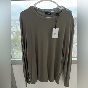 Theory - Gaskell Crewneck Long Sleeve Shirt - Sz L, NWT